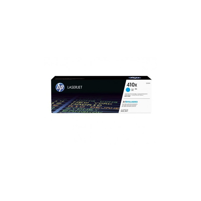 HP 410X HIGH YIELD CYAN ORIGINAL LASERJET TONER CA HP 410X HIGH YIELD CYAN ORIGINAL LASERJET TONER CA