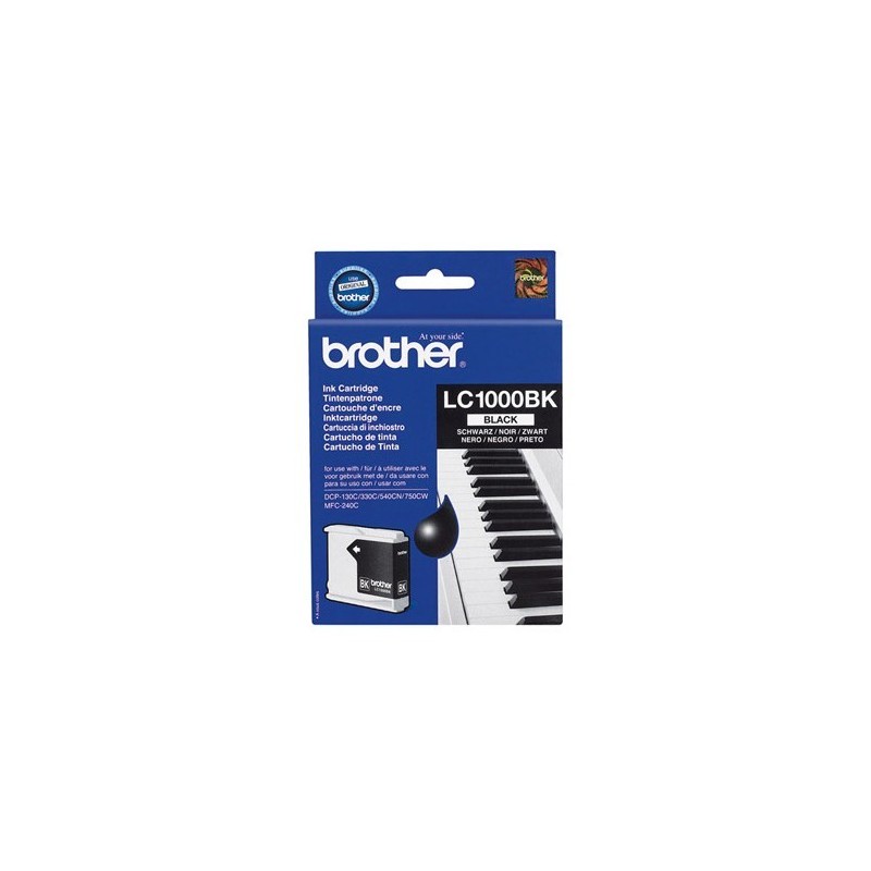 BROTHER CARTOUCHE DENCRE NOIRE LC1000BK BROTHER CARTOUCHE DENCRE NOIRE LC1000BK