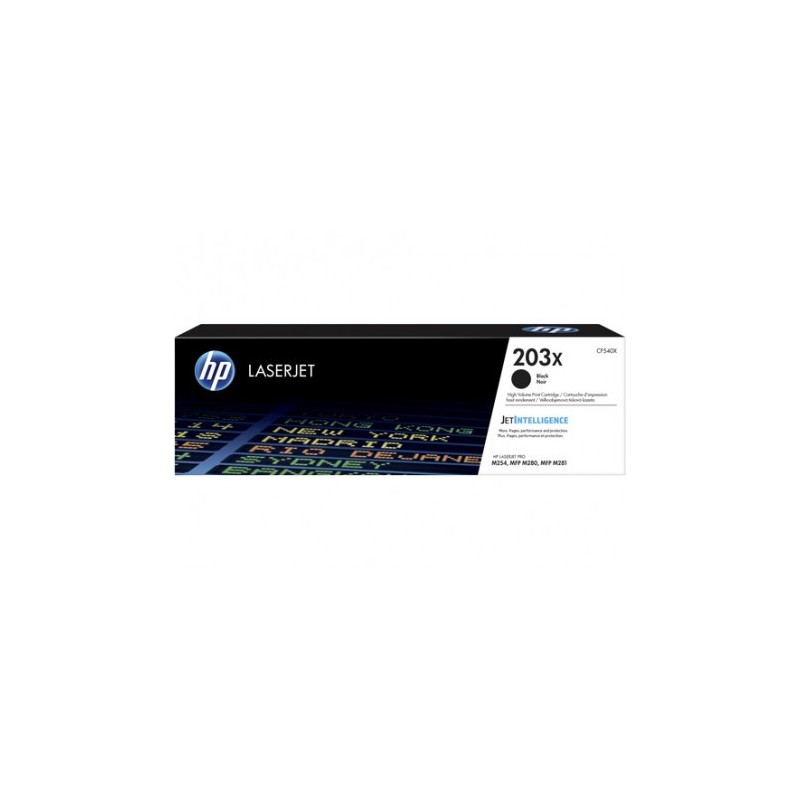 HP 203X BLACK LASERJET TONER CARTRIDGE 3,200 HP 203X BLACK LASERJET TONER CARTRIDGE 3,200