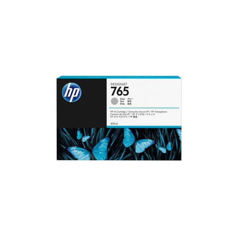 HP 765 400-ML GRAY DESIGNJET INK CARTRIDGE HP 765 400-ML GRAY DESIGNJET INK CARTRIDGE