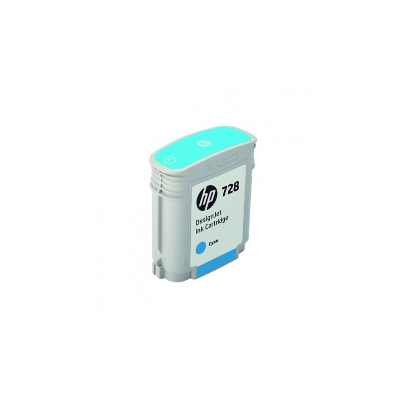 HP 728 40-ML CYAN DESIGNJET INK CARTRIDGE HP 728 40-ML CYAN DESIGNJET INK CARTRIDGE