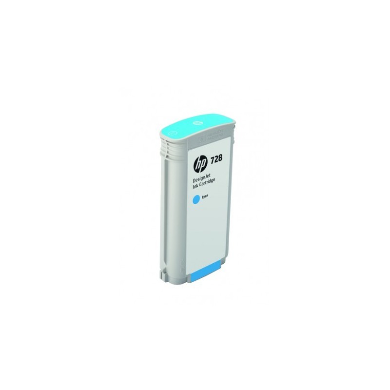 HP 728 130-ML CYAN DESIGNJET INK CARTRIDGE HP 728 130-ML CYAN DESIGNJET INK CARTRIDGE