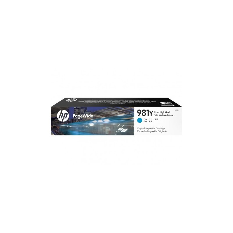 HP 981Y EXTRA HIGH YIELD CYAN PAGE WIDE CARTRIDGE