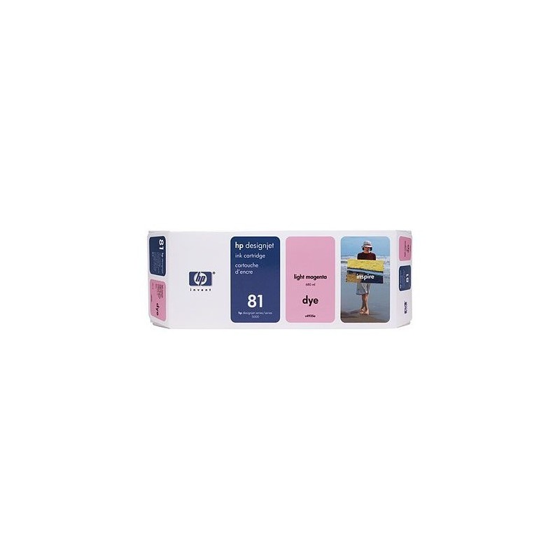 HP 81 680-ML LIGHT MAGENTA DESIGNJET DYE CARTRIDGE HP 81 680-ML LIGHT MAGENTA DESIGNJET DYE CARTRIDGE