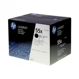 HP 55X 2-PACK HIGH YIELD BLACK TONER LASERJET