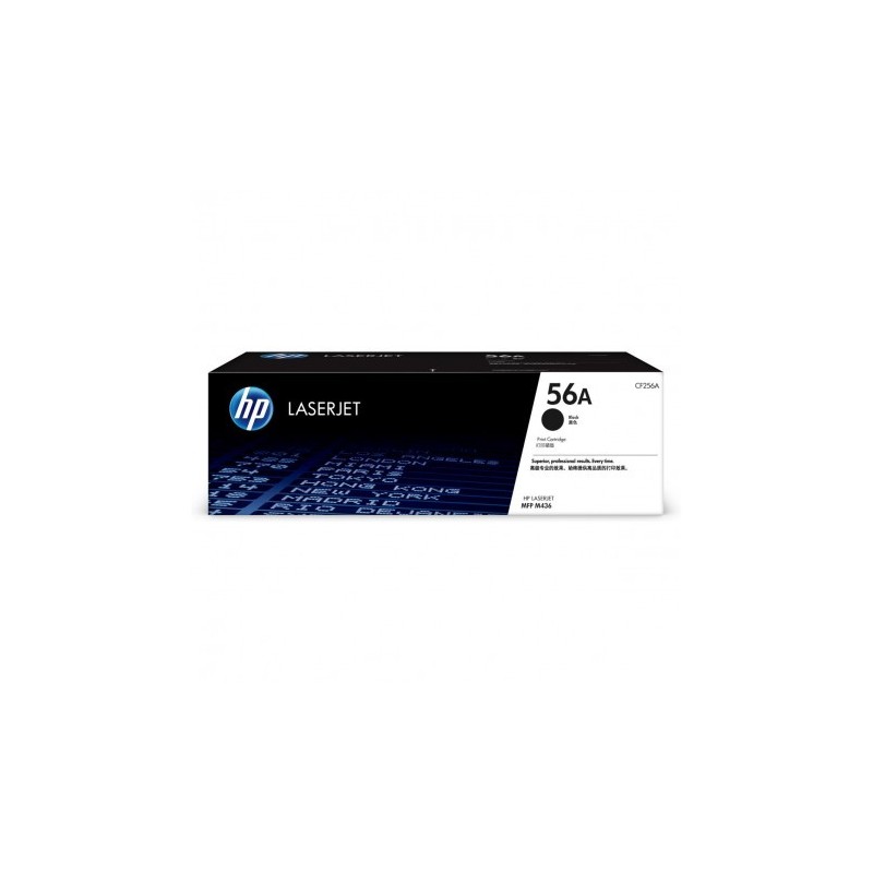 HP 56A BLACK ORIGINAL LASERJET TONER CARTRIDGE HP 56A BLACK ORIGINAL LASERJET TONER CARTRIDGE