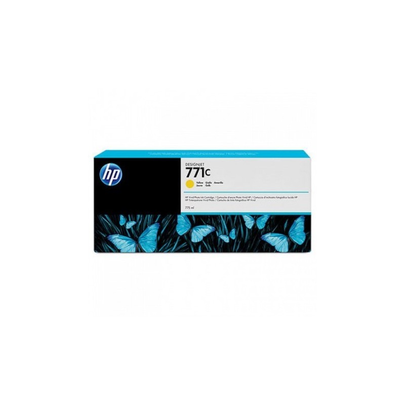 HP 771C 775-ML YELLOW DESIGNJET INK CARTRIDGE HP 771C 775-ML YELLOW DESIGNJET INK CARTRIDGE